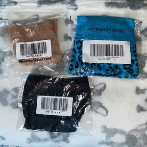 NWT Victoria’s Secret lace panties-lot of 3 all size large